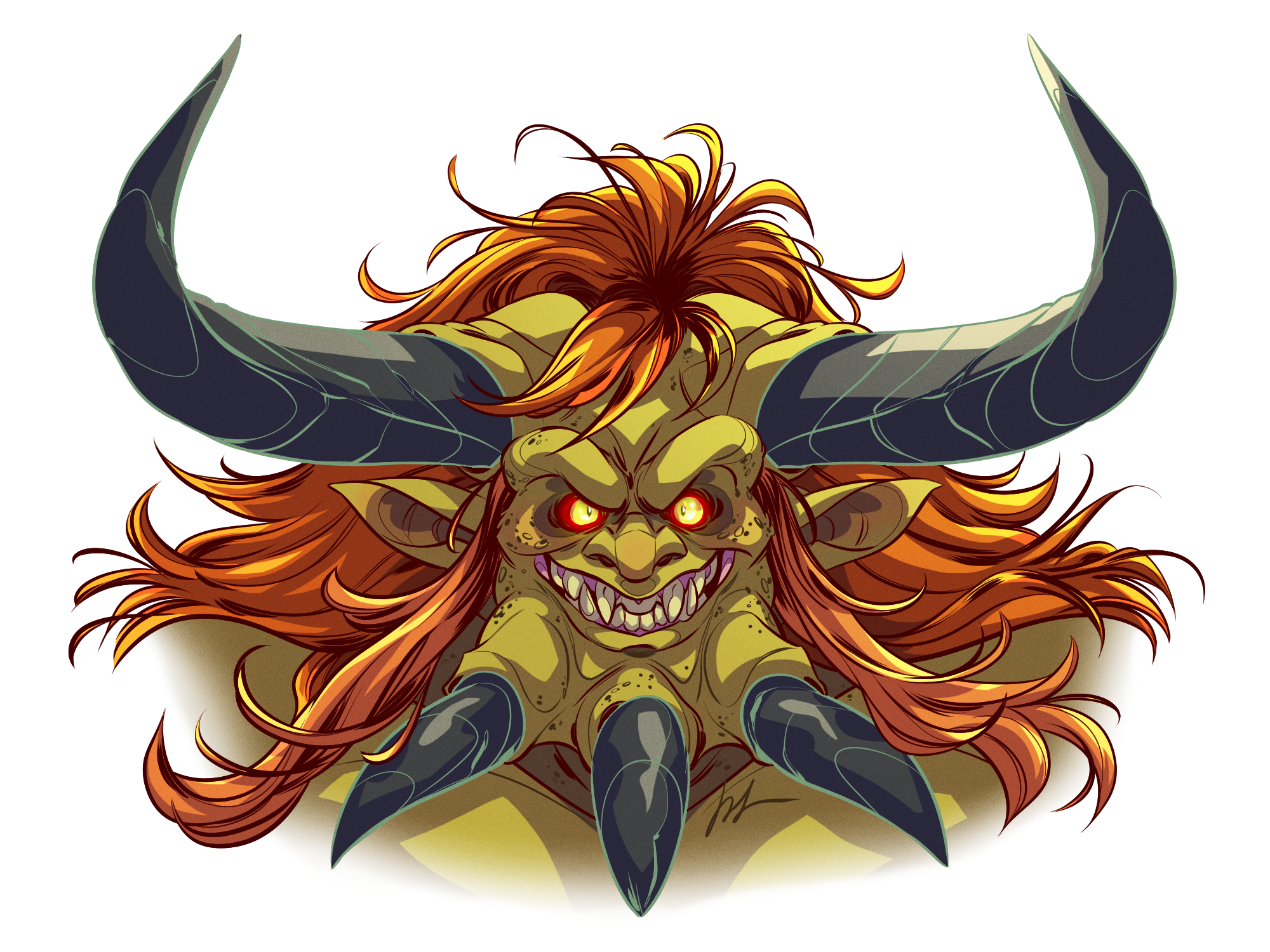 Bael Bust by Jenn Lee of <a href='http://risingsand.glass/' target='_blank'>Rising Sand</a>