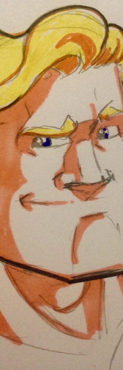 The man with the chin by Dan Butcher of <a href='http://www.vanguardcomic.com/' target='_blank'>Vanguard</a>